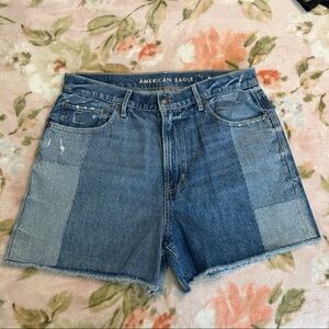 American Eagle Outfitters Women's highest rise Boyfriend Shorts size 14 like new